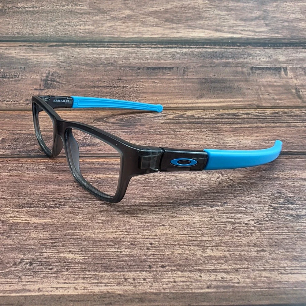 Oakley Marshal XS OY8005-0247 Satin Grey Smoke Blue Eyeglasses 47-14-128
